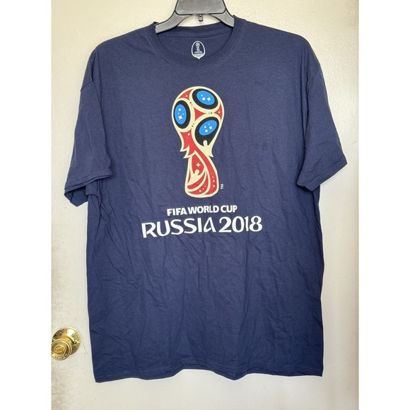 Russia 20018 T-Shirt Mens Womens Sz XL Fifa World Cup Unisex Graphic Print Logo - Picture 7 of 11